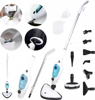 Produktbild von Steam Mop 2In1 1500W - Chemiefreier Dampfreiniger Für Fussböden, Fenster Und Polstermöbel
