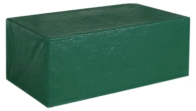 Produktbild von osoltus Schutzhaube Gartentisch 200 x 160 x 70 cm Gartenmöbel PE Gewebe Grün