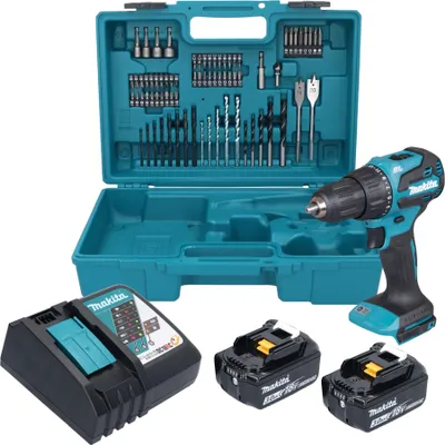 Image de Perceuse-visseuse à percussion sans fil Makita DHP490RFX3