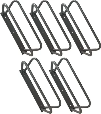 Produktbild von 5 Stück Fahrrad Halterung zur Wandmontage Fahrräder Ständer Stahl witterungsfest