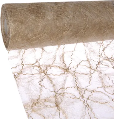 Produktbild von Sizotwist Tischband - Tischläufer - Dunkelgold - 30 cm Breite - 25 Meter Rolle - 81-300-25-041