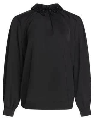 Image de Chemise pour femme EMBELL - noire, taille S