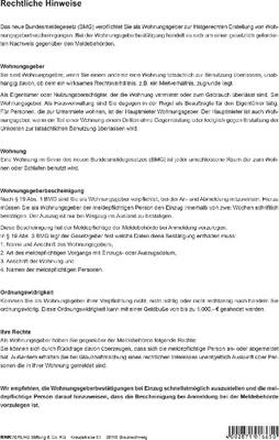 Produktbild von Wohnungsgeberbescheinigung nach § 19 Bundesmeldegesetz (BMG) A4 Packung mit 10 Stück