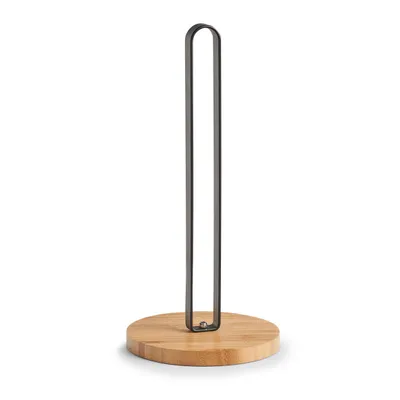 Image de zeller Porte-rouleau de cuisine DH 15x31.80 cm noir