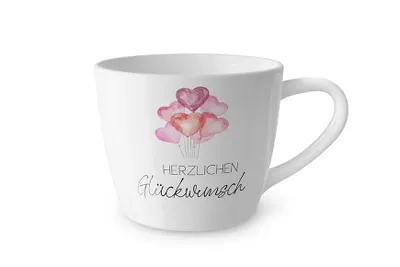 Produktbild von Maxibecher 400ml H.Glückwunsch