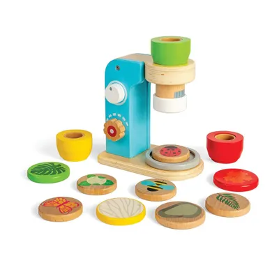 Produktbild von BigJigs Holz Mikroskop Lernspielzeug für Kinder -Holz