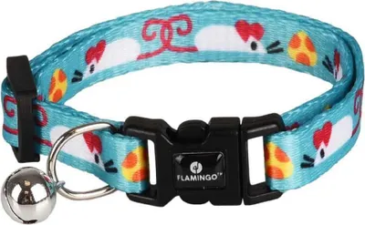 Produktbild von Flamingo Arwen Katzenhalsband Blau 15-25cm Blau 15-25cm
