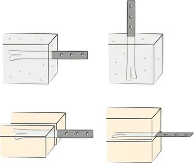 Produktbild von Pfostenlasche 600x30x5 mm feuerverzinkt