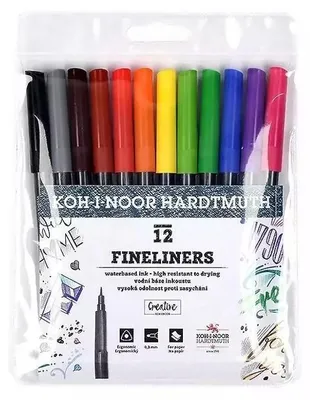 Obrázok produktu pre Koh-I-Noor 777021/AB01 Tenké farebné ceruzky 12 farieb