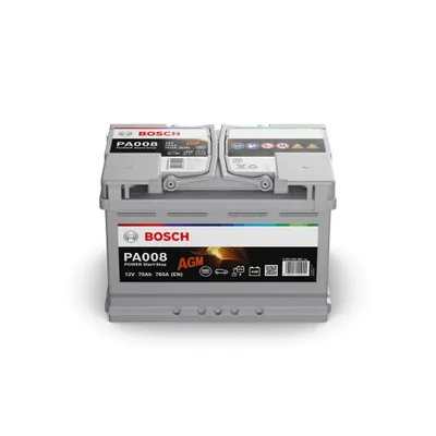 Produktbild von BOSCH AGM PC PA 008 Starterbatterie 12V 70Ah für Auto LKW Batterie