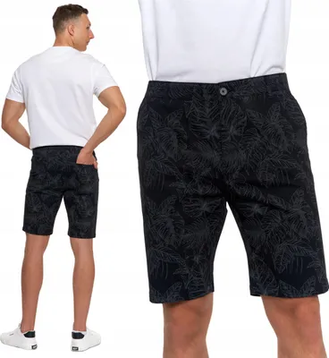 Obrázek produktu pro Vzorované Krátké Pánské Šortky S Kapsami Elegantní Moraj M