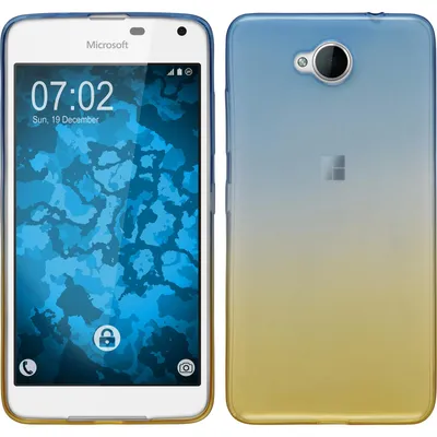 Produktbild von PhoneNatic Case kompatibel mit Microsoft Lumia 650 - Design:02 Silikon Hülle Ombrè Cover