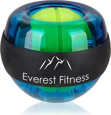 Produktbild von EVEREST FITNESS Gyroskopischer Handtrainer in grün zum Training der Hand- und Armmuskulatur - Hand Trainingsgerät, Gyroskop, Handgelenk Trainer mit einem ergonomischen Griff