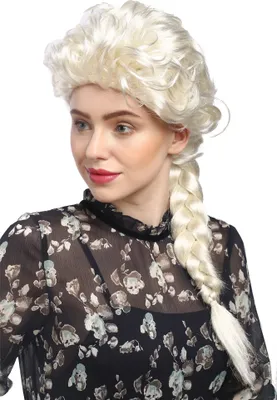 Produktbild von WIG ME UP Perücke Platinblond Zopf Geflochten 051-P613