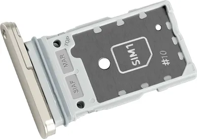 Obrázok produktu pre Samsung, originálny držiak na dve nano-SIM karty pre Galaxy S23 a S23 Plus, béžový