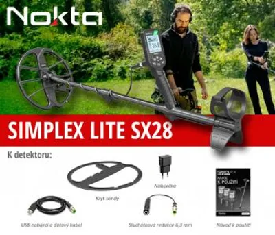 Immagine prodotto di Nokta Simplex Lite con metal detector a bobina da 28 cm