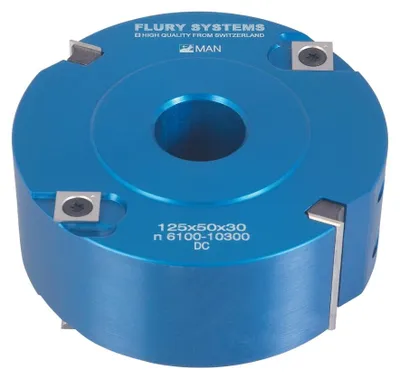 Produktbild von Flury Guhdo HM-WPL-Falzmesserkopf 125x50x30 mm Nr. 02.125.050.030A2