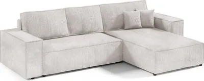 Produktbild von Intenso Ecksofa mit Schlaffunktion Poso L, Hellgrau