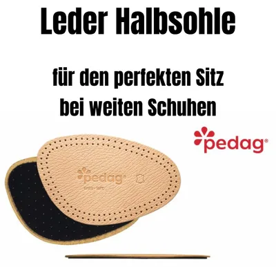 Produktbild von Pedag Halbsohle, echt Leder 39/40