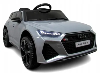 Produktbild von Batterieauto Audi RS6 GT Cabrio Fernbedienung EVA Leder Musik Lichter Grau