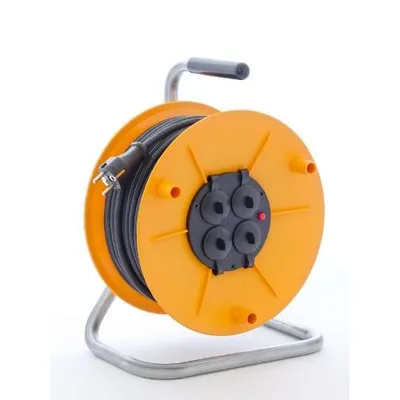 Produktbild von Verlängerungskabel HOBBY PKB275Z, 50m / 230V, Spule, 4 Steckdosen