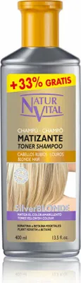 Produktbild von Naturvital Silver Blonde Mattifying Shampoo 400ml