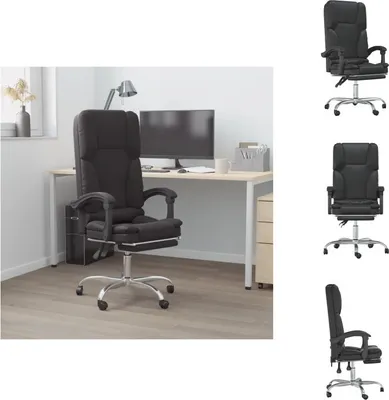 Produktbild von vidaXL Bürostuhl mit Massagefunktion Schwarz Kunstleder - Bürostühle