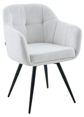 Produktbild von HOMLA COMODO Stuhl in ecru Stoff 59x58x84 cm