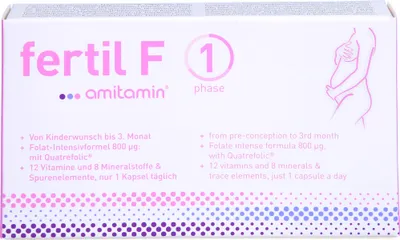Obrázok produktu pre amitamín fertil F fáza 1, 30 St KAP