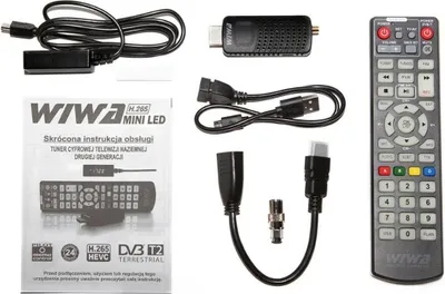 Productafbeelding van DVB-T/T2 WIWA H.265 Mini LED-ontvanger