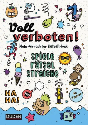 Produktbild von Voll verboten! Mein verrückter Rätselblock - Ab 7 Jahren