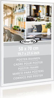 Produktbild von Posterrahmen 50 x 70 cm Kunststoff weiß
