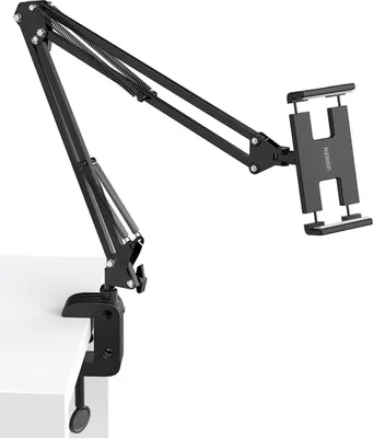 Image de Ugreen Support de téléphone avec bras de piège pour table/bureau - Noir / gris