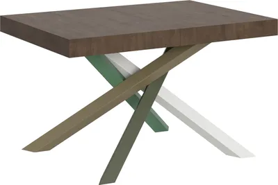 Produktbild von Ausziehbarer Tisch 90x140/244 cm Volantis Noce Gestell 4/A