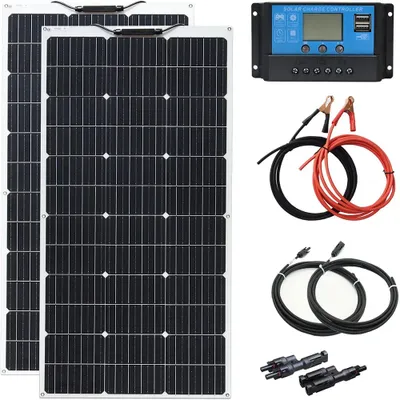 Produktbild von Solarmodul-Kit, flexibles Design, hohe Effizienz, 200W Kit