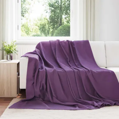 Produktbild von vidaXL Wohndecken 24 pcs Lila 270 x 240 cm Fleece