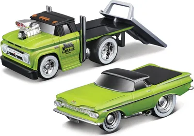 Zdjęcie produktu dla Maisto - Muscle Transports - 1966 Chevrolet C60 Flatbed Chevrolet El Camino, 1:64