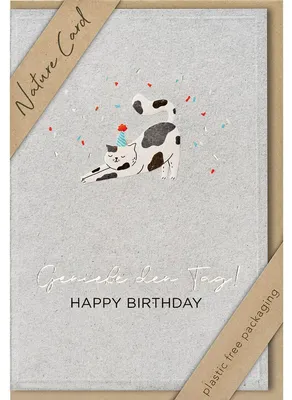 Imagen del producto de Tarjeta de cumpleaños "Natur", modelo 693011-2, incluye sobre