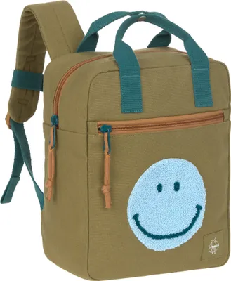 Produktbild von Laessig Square Backpack Smal Gots Olive Gots Olive