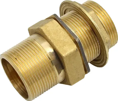 Produktbild von Wanddurchführung 1 1/2" Zoll Messing Durchführung Tankverschraubung
