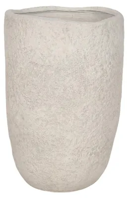 Image de Pot pour plante d'intérieur Rebecca Mobili Rosmira 42,5 x 29 x 29 cm, oxyde de magnésium blanc, style moderne