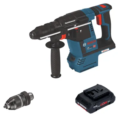 Produktbild von Bosch GBH 18V-26 F Professional Akku Bohrhammer 18 V 2,6 J SDS Plus + 1x ProCORE Akku 4,0 Ah - ohne Ladegerät
