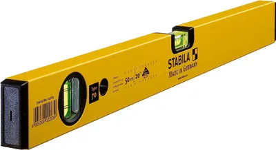 Zdjęcie produktu dla Stabila 02283, Poziomica, 0,5 m, Żółty, 0,5 mm/m