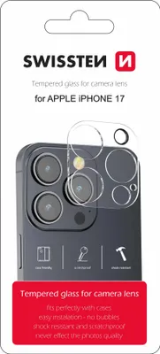 Produktbild von Swissten - Tempered Glass Camera Lens iPhone 17