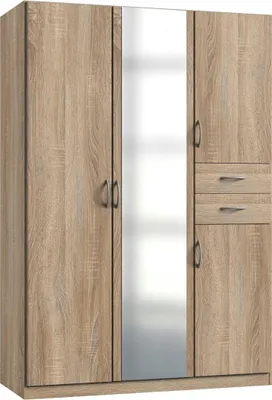 Produktbild von Kleiderschrank Bitburg Drehtürenschrank Ausführung wählbarEiche Sägerau
