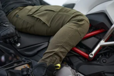 Produktbild von SHIMA Giro 2.0 Motorrad Textilhose Farben: Khaki, Grösse: 38, Länge: L32
