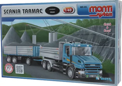 Image de Monti System MS 65 Scania Tarmac 1:48 en boîte 32x20,5x7,5cm