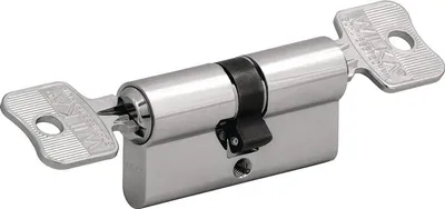 Produktbild von Profildoppelzylinder 1463 50/65mm NuG beids.Anz.Schlü.3 WILKA