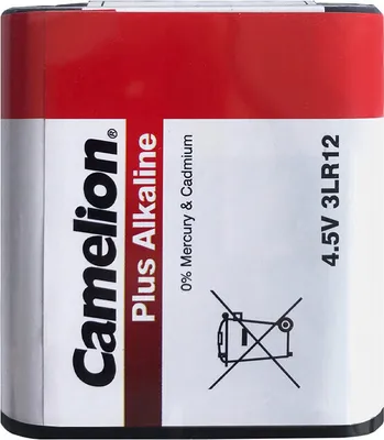 Image de Camelion ALKALI-MANGAN - PILE PLATE - 4.5 V - 5900 mAh 4912.121.411 (1 pc/blister)