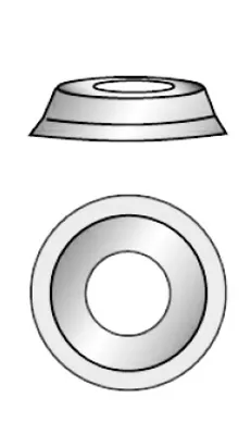 Produktbild von Rosette aus Vollmaterial, A4, M6